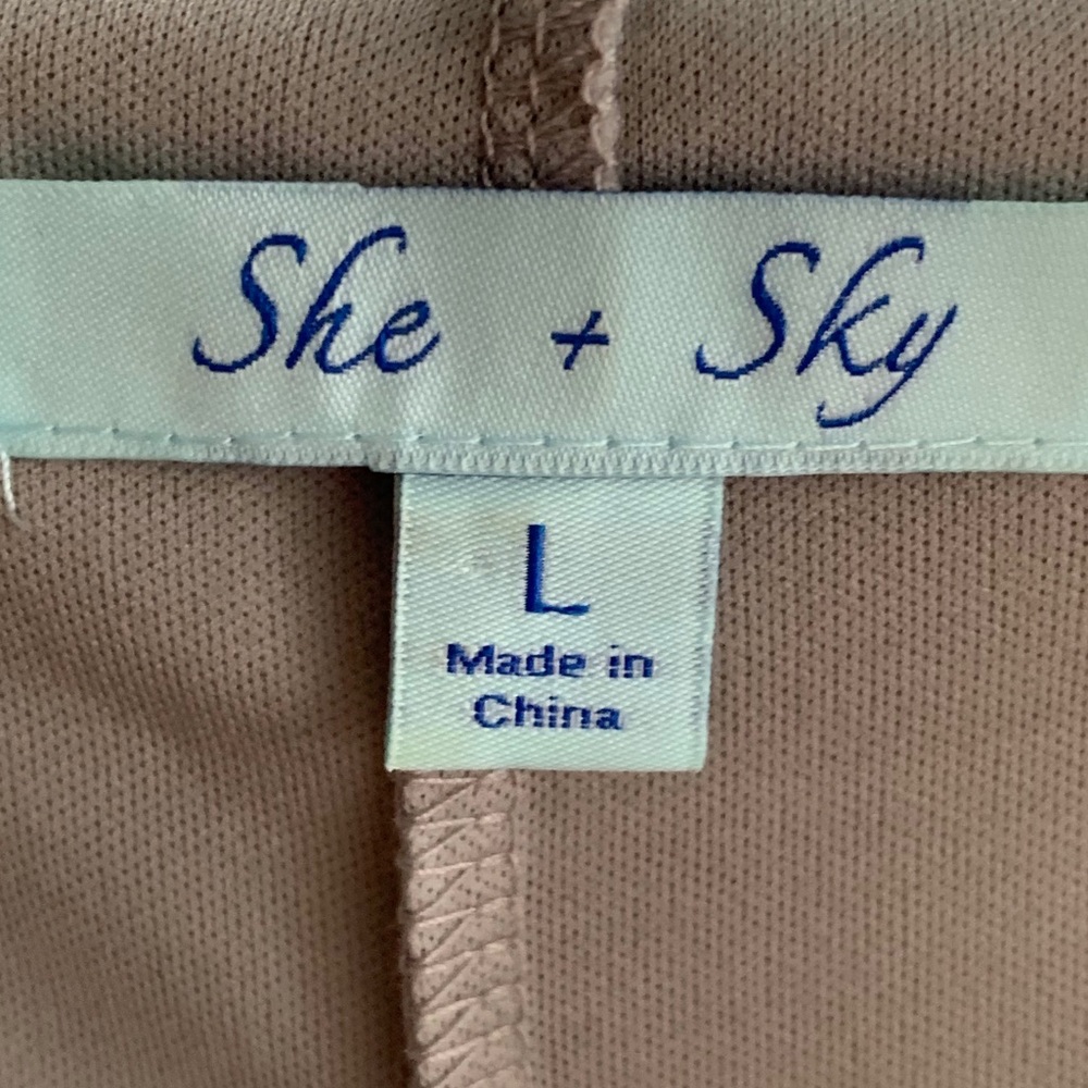 She + Sky Dress SZ - L - Picture 4 of 5